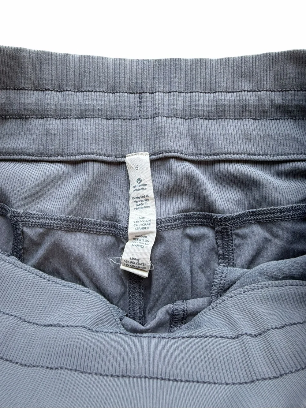 Lululemon Athletica Gray Cropped Drawstring Capri Pants